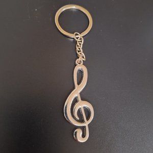 Music Symbol Key Chain